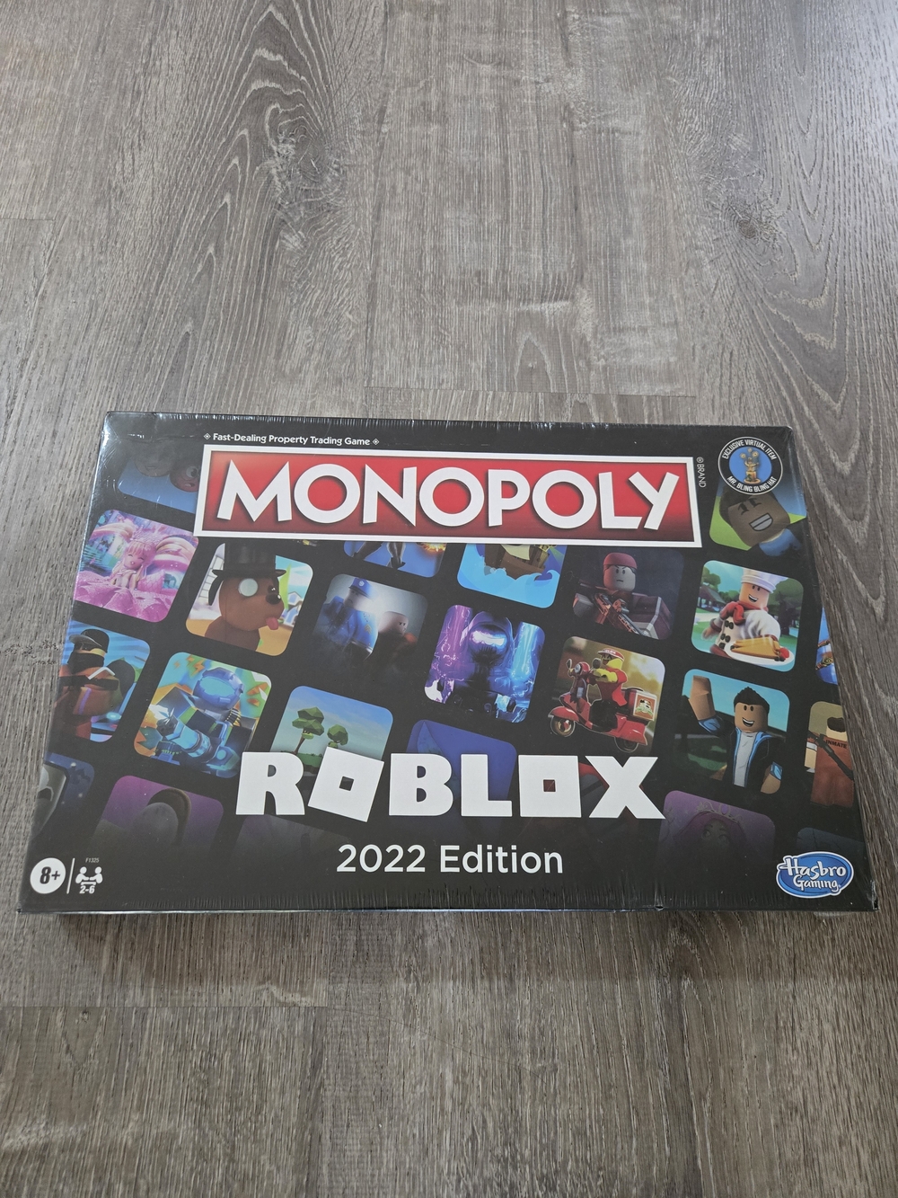 Monopoly Roblox 2022 Edition Board Game - Black Multicolor Box